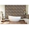 Ekena Millwork Boca Boat Wood Mosaic Wall Tile, Natural Finish, 11 7/8"W x 11 7/8"H x 3/4"P WPW12X12BCMENA - alternate 5